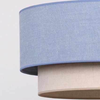 Brilagi - LED Przysufitowy żyrandol BOHO ECO 1xE27/10W/230V śr. 40 cm niebieski/kremowy