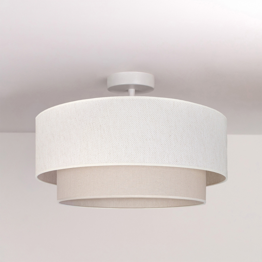 Brilagi - LED Przysufitowy żyrandol BOHO ECO 1xE27/10W/230V Ø 40 cm kremowy