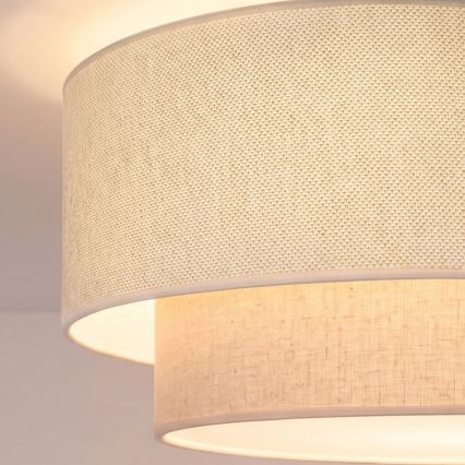 Brilagi - LED Przysufitowy żyrandol BOHO ECO 1xE27/10W/230V Ø 40 cm kremowy