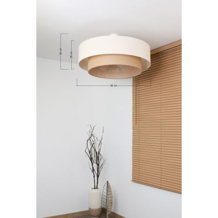 Brilagi - LED przysufitowy żyrandol BOHO STYLE 3xE27/15W/230V średnica 80 cm