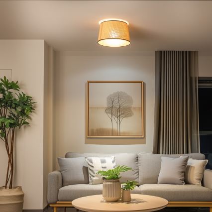 Brilagi - LED Przysufitowy żyrandol CERIA 1xE27/40W/230V śr. 35 cm beżowy