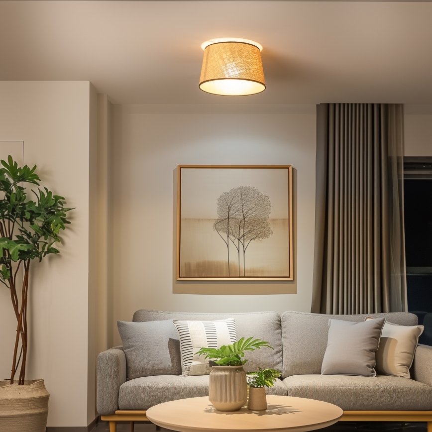 Brilagi - LED Przysufitowy żyrandol CERIA 1xE27/40W/230V śr. 35 cm beżowy