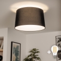 Brilagi - LED Przysufitowy żyrandol CERIA 1xE27/40W/230V śr. 45 cm czarny