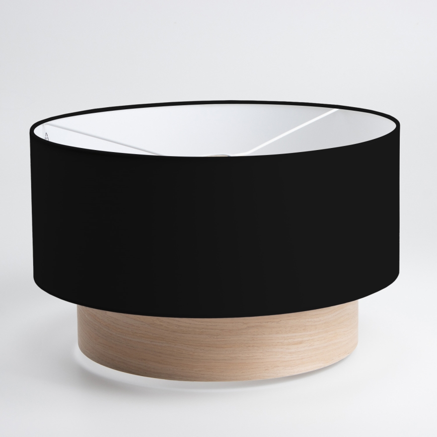 Brilagi - LED Przysufitowy żyrandol CERIA 1xE27/40W/230V śr. 50 cm czarny/beżowy