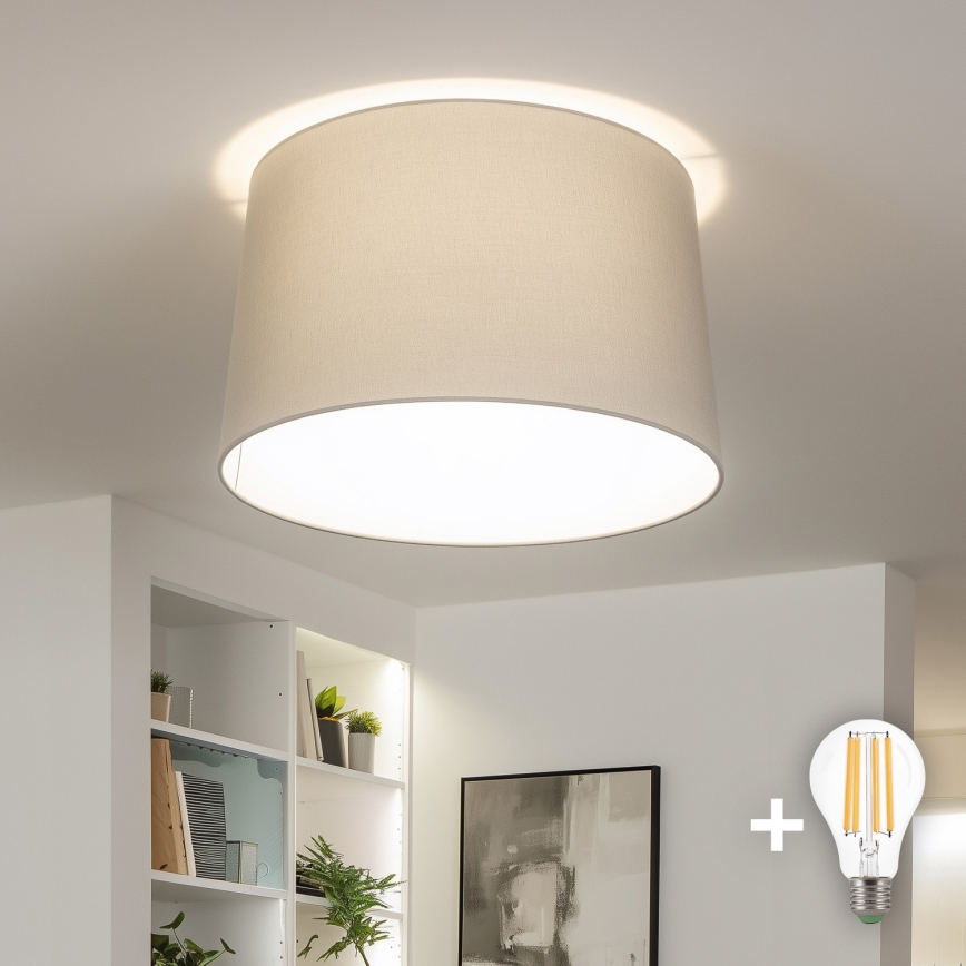 Brilagi - LED przysufitowy żyrandol CERIA 1xE27/40W/230V, średnica 45 cm, szary