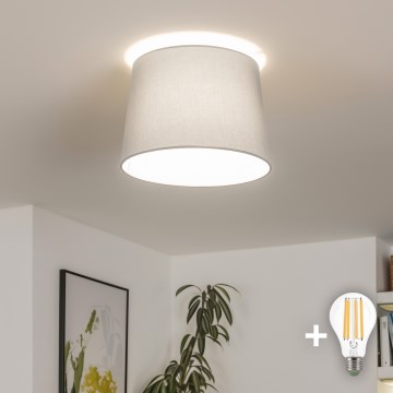 Brilagi - LED Przysufitowy żyrandol CERIA 1xE27/40W/230V Ø 30 cm szary