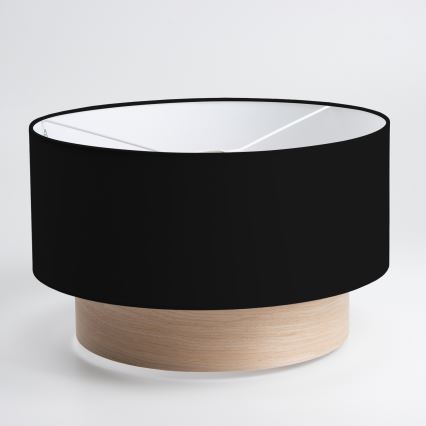 Brilagi - LED Przysufitowy żyrandol CERIA 1xE27/40W/230V Ø 50 cm czarny/beżowy