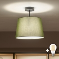 Brilagi - LED Przysufitowy żyrandol CERIA 1xE27/60W/230V śr. 30 cm czarny/zielony