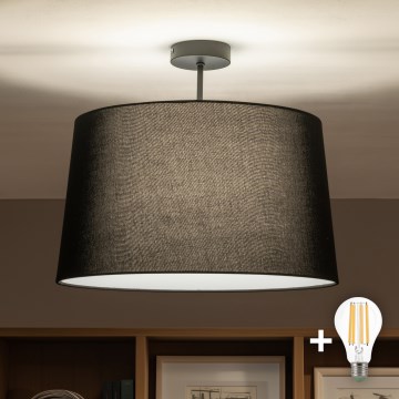 Brilagi - LED Przysufitowy żyrandol CERIA 1xE27/60W/230V śr. 45 cm czarny
