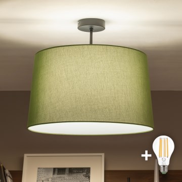 Brilagi - LED Przysufitowy żyrandol CERIA 1xE27/60W/230V śr. 45 cm czarny/zielony