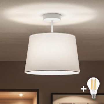 Brilagi - LED Przysufitowy żyrandol CERIA 1xE27/60W/230V średnica 30 cm biały
