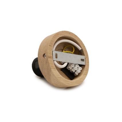 Brilagi - LED Przysufitowy żyrandol CERIA BOHO 1xE27/40W/230V śr. 100 cm rattan/dąb
