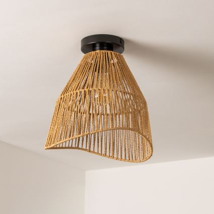 Brilagi - LED Przysufitowy żyrandol CERIA BOHO 1xE27/40W/230V śr. 30 cm brązowy