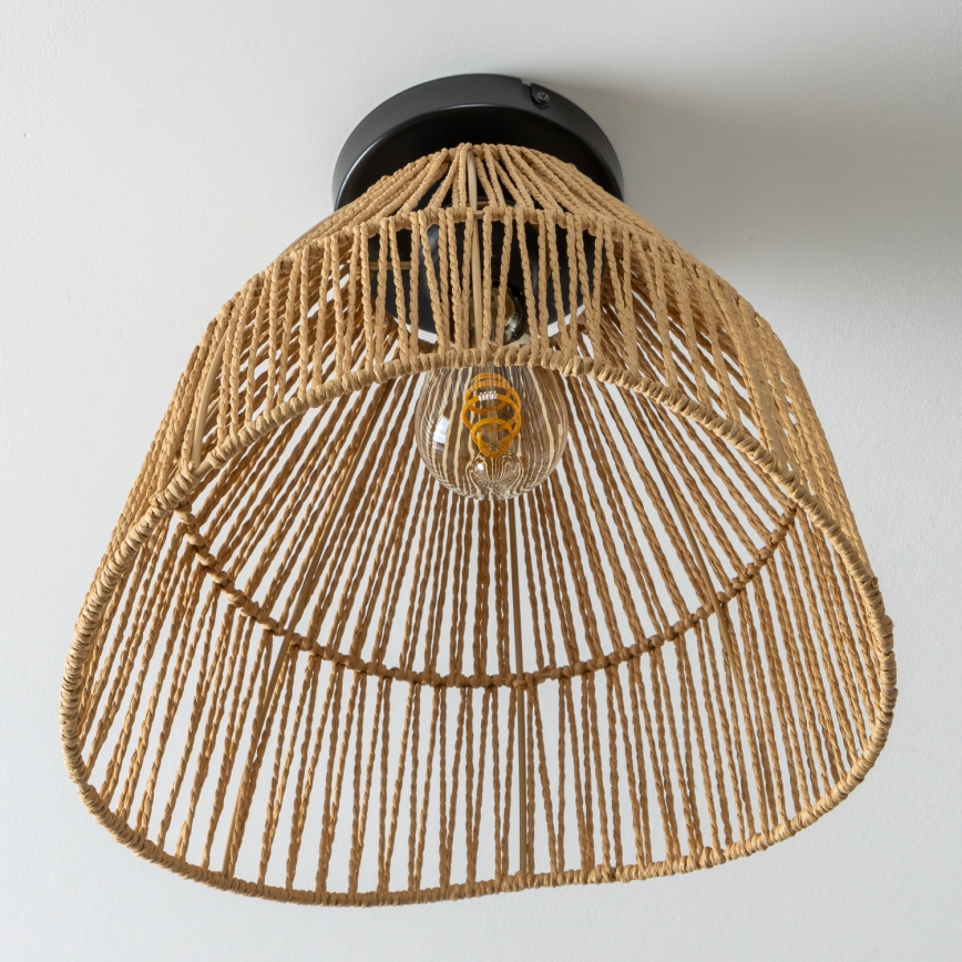 Brilagi - LED Przysufitowy żyrandol CERIA BOHO 1xE27/40W/230V śr. 30 cm brązowy