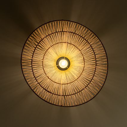 Brilagi - LED Przysufitowy żyrandol CERIA BOHO 1xE27/40W/230V śr. 50 cm brązowy