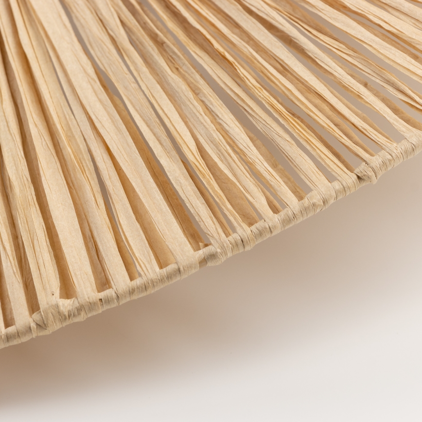 Brilagi - LED Przysufitowy żyrandol CERIA BOHO 1xE27/40W/230V śr. 60 cm rafia/dąb