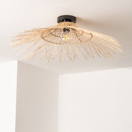 Brilagi - LED Przysufitowy żyrandol CERIA BOHO 1xE27/40W/230V śr. 70 cm bambus