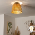 BRILAGI - LED Przysufitowy żyrandol CERIA BOHO 1xE27/40W/230V Ø 28 cm brązowy