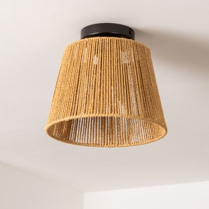 Brilagi - LED Przysufitowy żyrandol CERIA BOHO 1xE27/40W/230V Ø 28 cm brązowy