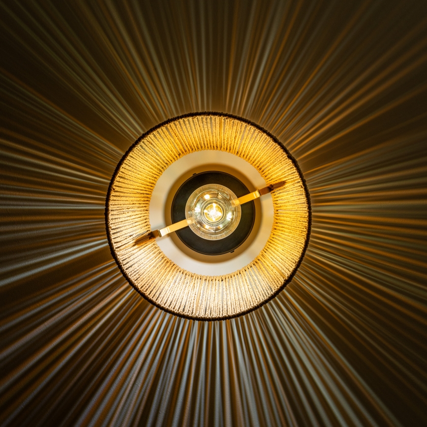 Brilagi - LED Przysufitowy żyrandol CERIA BOHO 1xE27/40W/230V Ø 28 cm brązowy