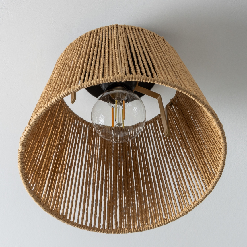 Brilagi - LED Przysufitowy żyrandol CERIA BOHO 1xE27/40W/230V Ø 28 cm brązowy