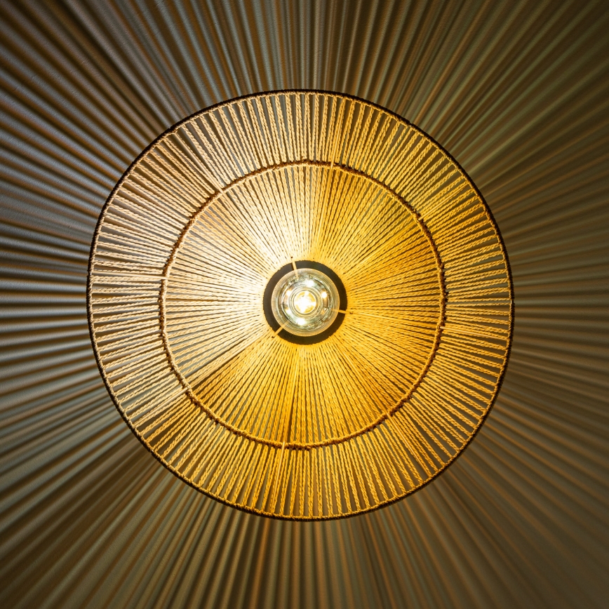 Brilagi - LED Przysufitowy żyrandol CERIA BOHO 1xE27/40W/230V Ø 50 cm brązowy