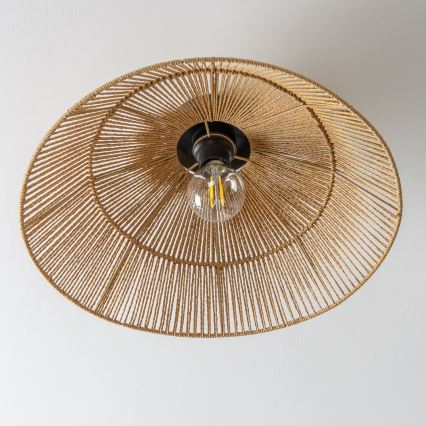 Brilagi - LED Przysufitowy żyrandol CERIA BOHO 1xE27/40W/230V Ø 50 cm brązowy