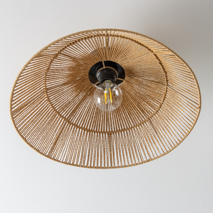 Brilagi - LED Przysufitowy żyrandol CERIA BOHO 1xE27/40W/230V Ø 50 cm brązowy