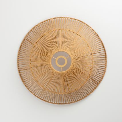 Brilagi - LED Przysufitowy żyrandol CERIA BOHO 1xE27/40W/230V Ø 50 cm brązowy