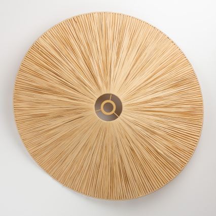 Brilagi - LED Przysufitowy żyrandol CERIA BOHO 1× E27/40 W/230 V śr. 80 cm rafia/dąb
