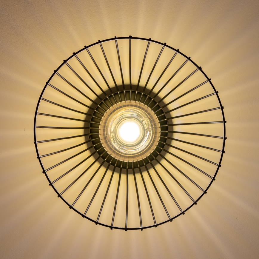 Brilagi - LED Przysufitowy żyrandol CERIA WIRE 1xE27/40W/230V śr. 21 cm czarny