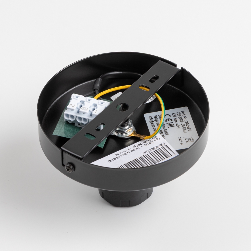 Brilagi - LED Przysufitowy żyrandol CERIA WIRE 1xE27/40W/230V śr. 21 cm czarny