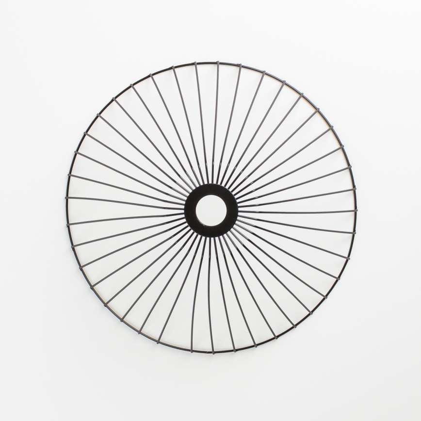 Brilagi - LED Przysufitowy żyrandol CERIA WIRE 1xE27/40W/230V śr. 45 cm czarny/dąb