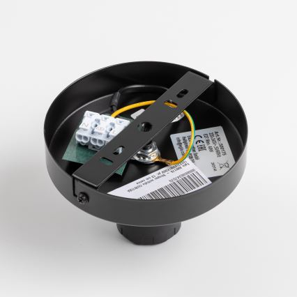 Brilagi - LED Przysufitowy żyrandol CERIA WIRE 1xE27/40W/230V śr. 60 cm czarny