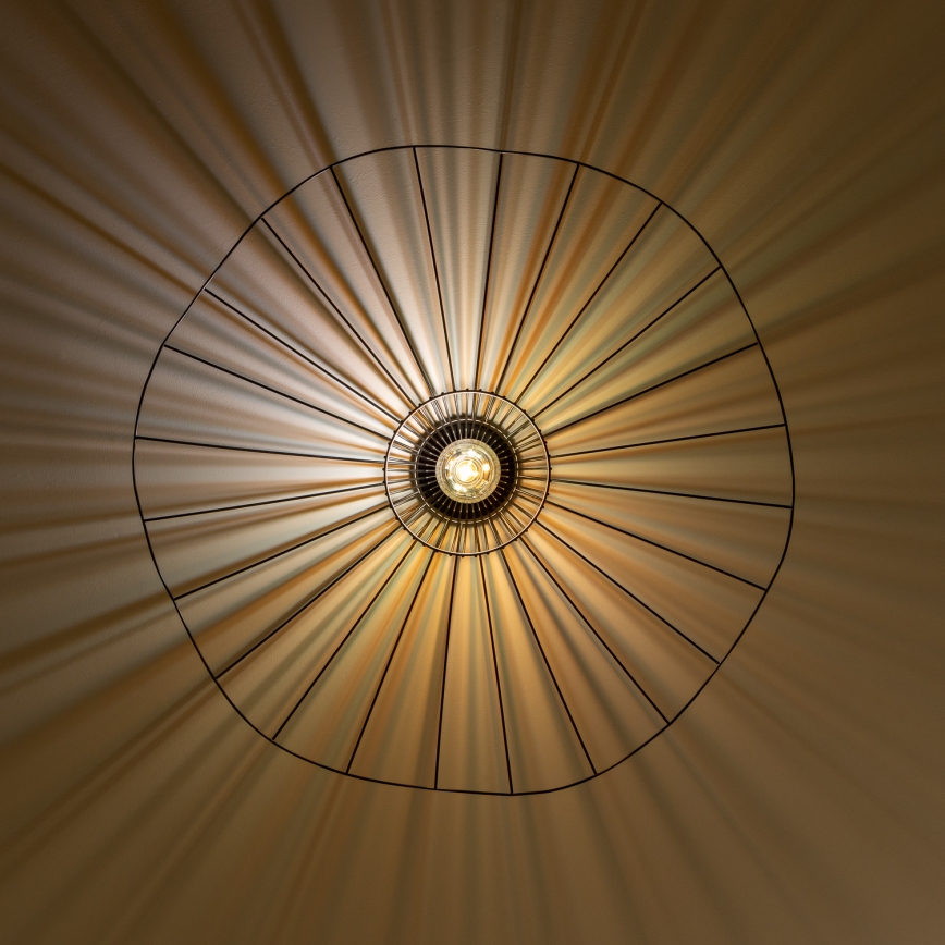 Brilagi - LED Przysufitowy żyrandol CERIA WIRE 1xE27/40W/230V śr. 80 cm czarny