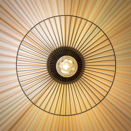 Brilagi - LED Przysufitowy żyrandol CERIA WIRE 1xE27/40W/230V Ø 38 cm czarny