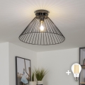 BRILAGI - LED Przysufitowy Żyrandol CERIA WIRE 1xE27/40W/230V Ø 45 cm czarny