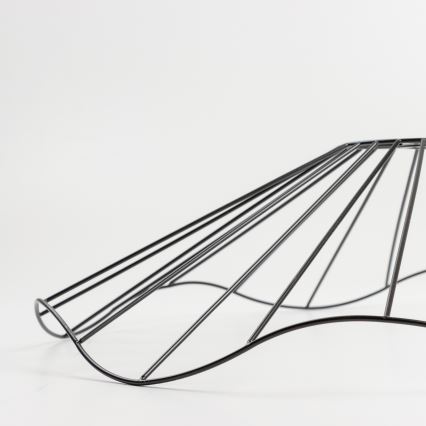 Brilagi - LED Przysufitowy żyrandol CERIA WIRE 1xE27/40W/230V Ø 60 cm czarny/dąb