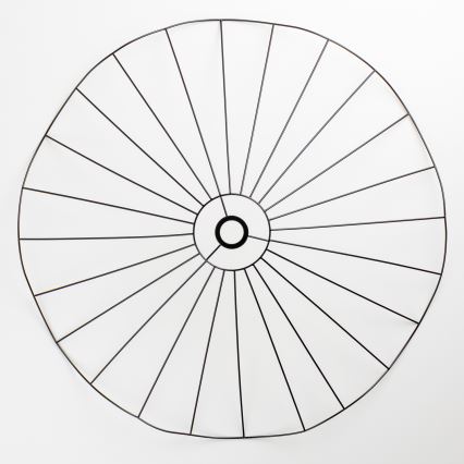 Brilagi - LED Przysufitowy żyrandol CERIA WIRE 1xE27/40W/230V Ø 80 cm czarny/dąb