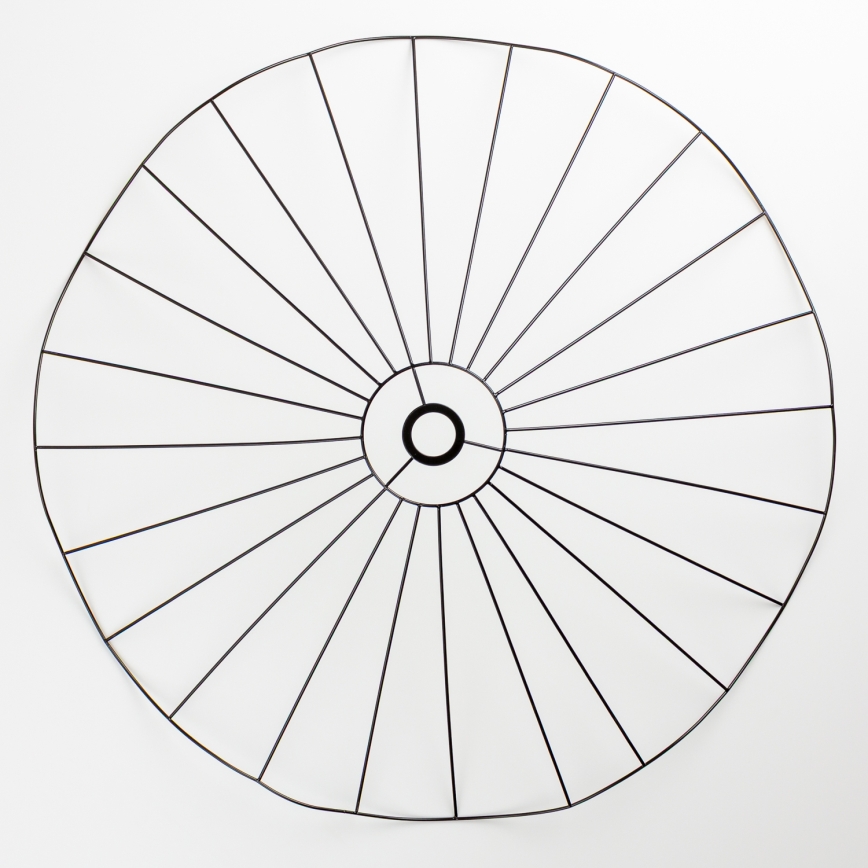 Brilagi - LED Przysufitowy żyrandol CERIA WIRE 1xE27/40W/230V Ø 80 cm czarny/dąb