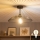 Brilagi - LED Przysufitowy żyrandol CERIA WIRE 1xE27/60W/230V śr. 38 cm czarny