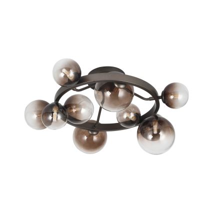 Brilagi - LED Przysufitowy żyrandol MILLA 10xG9/3W/230V brązowy/przydymiony brąz