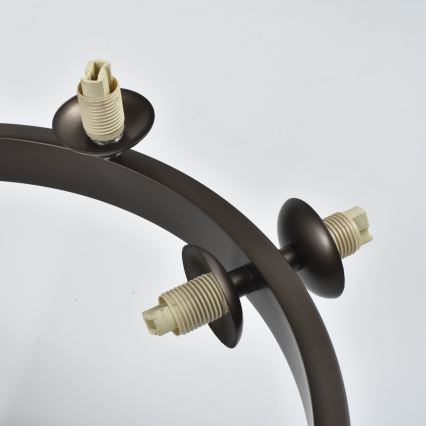 Brilagi - LED Przysufitowy żyrandol MILLA 10xG9/3W/230V brązowy/przydymiony brąz