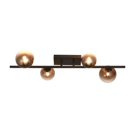 Brilagi - LED Przysufitowy żyrandol MILLA 4xG9/3W/230V brązowy/przydymiony brąz