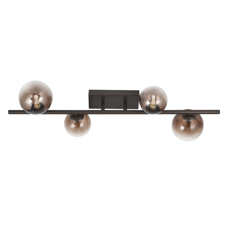Brilagi - LED Przysufitowy żyrandol MILLA 4xG9/3W/230V brązowy/przydymiony brąz