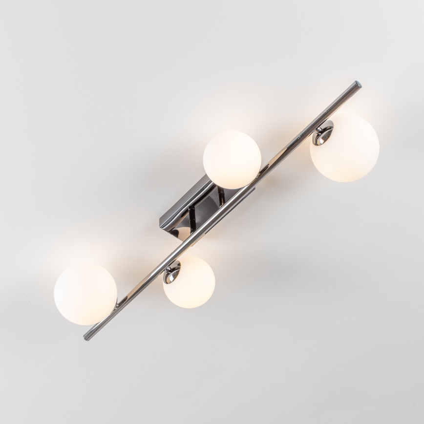 Brilagi - LED Przysufitowy żyrandol MILLA 4xG9/3W/230V czarny chrom/biały