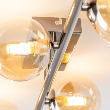 Brilagi - LED Przysufitowy żyrandol MILLA 4xG9/3W/230V czarny chrom/złoty