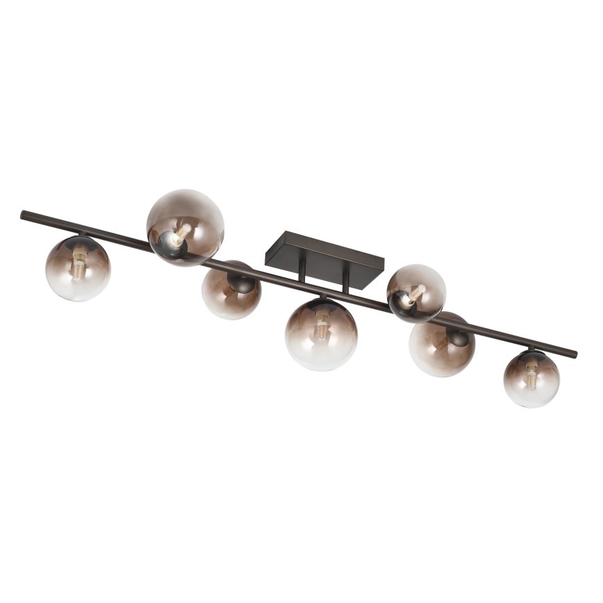 Brilagi - LED Przysufitowy żyrandol MILLA 7xG9/3W/230V brązowy/dymowy brąz