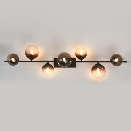Brilagi - LED Przysufitowy żyrandol MILLA 7xG9/3W/230V brązowy/dymowy brąz