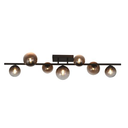 Brilagi - LED Przysufitowy żyrandol MILLA 7xG9/3W/230V brązowy/dymowy brąz